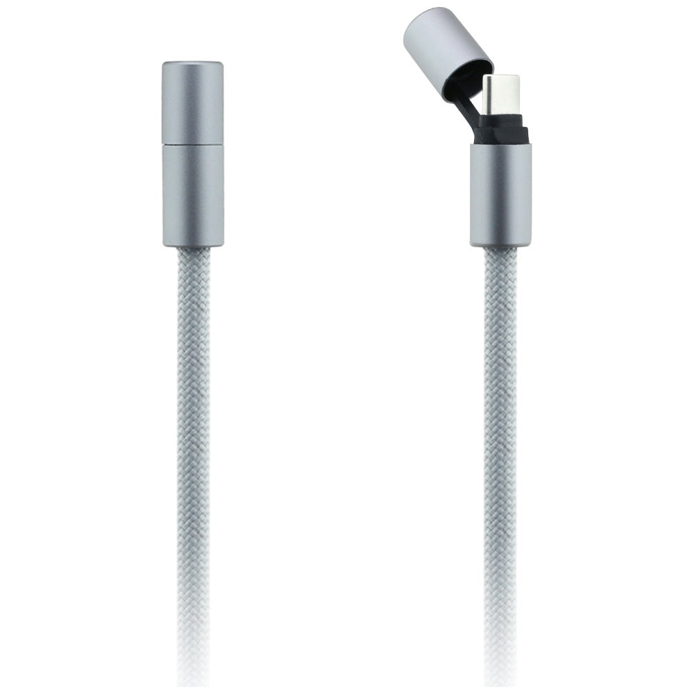 USB-C - USB-C data- og opladningskabel Karl Lagerfeld Choupette Charm, 100W, 1,5m, Grå