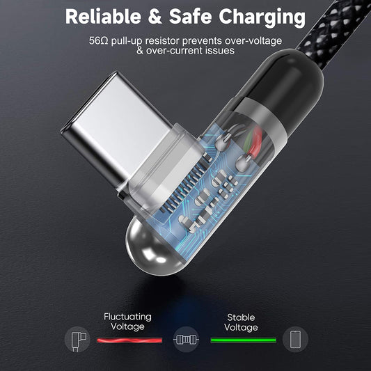 Data- og opladningskabel USB-C - USB-C Lito LD13CC, 60W, 1m, Sort