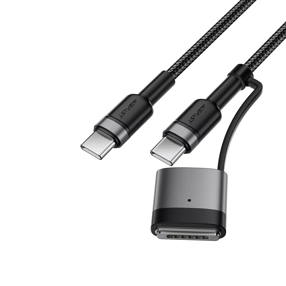 Acefast Opladerkabel, USB-C - USB-C / MagSafe 3, 240W, 1.2m, Sort