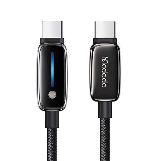 Data- og opladningskabel USB-C - USB-C McDodo CA-0100, 100W, 1.2m, Sort
