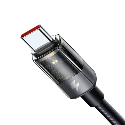 Data- og opladningskabel USB-C - USB-C McDodo CA-2840 Auto Power Off, 100W, 1,2m, Sort