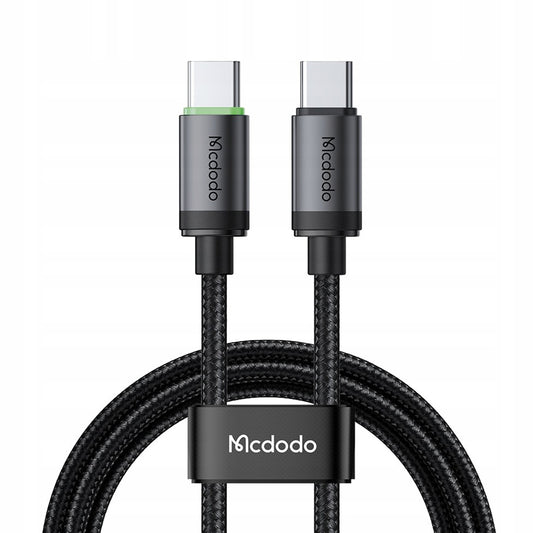 Data- og opladningskabel USB-C - USB-C McDodo CA-4410, 60W, 1m, Sort