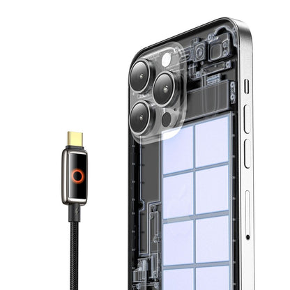 Data- og opladningskabel USB-C - USB-C McDodo CA-6680 Auto Power Off, 100W, 1.2m, Sort