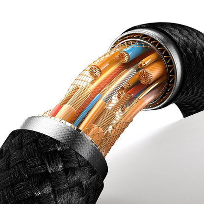 Data- og opladningskabel USB-C - USB-C McDodo CA-6681 Auto Power Off, 100W, 1,2m, Guld