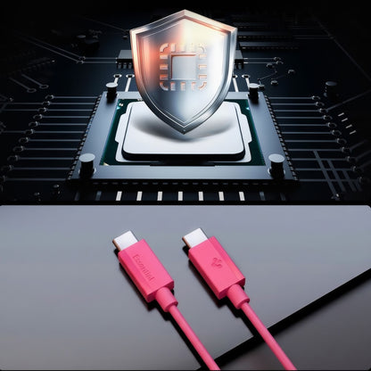USB-C Data- og Opladningskabel - USB-C Spigen EB6010CC, 60W, 1m, Pink ACA10414