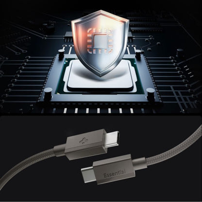 USB-C Data- og Opladningskabel - USB-C Spigen EB6015CC, 60W, 1,5m, Grå ACA10418