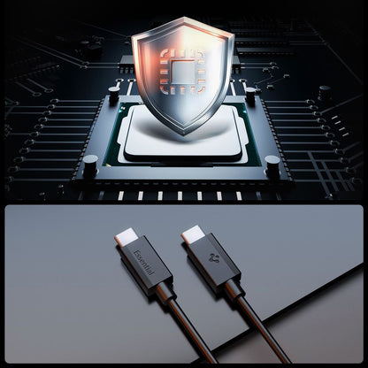 USB-C Data and Charging Cable - USB-C Spigen Essential, 60W, 2m, Black