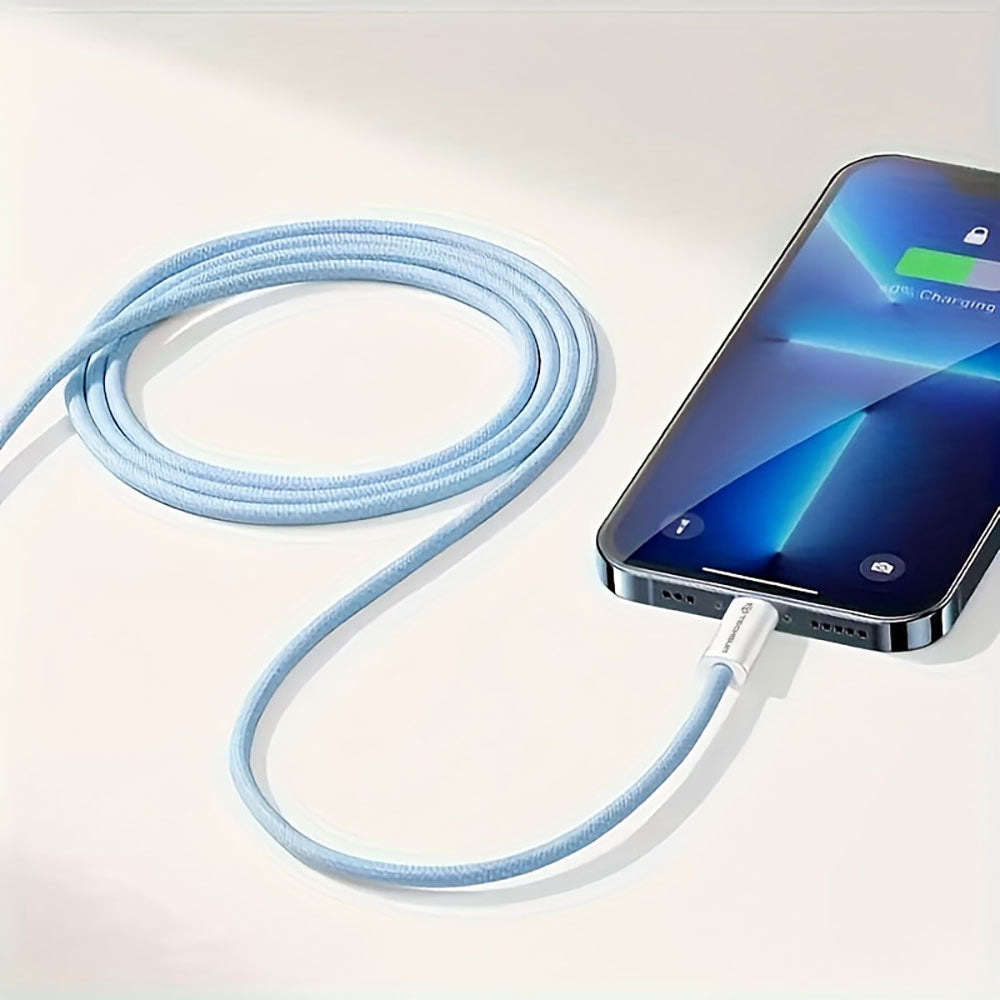 USB-C data- og opladningskabel - USB-C Techsuit PCB114D, 60W, 1m, Grå