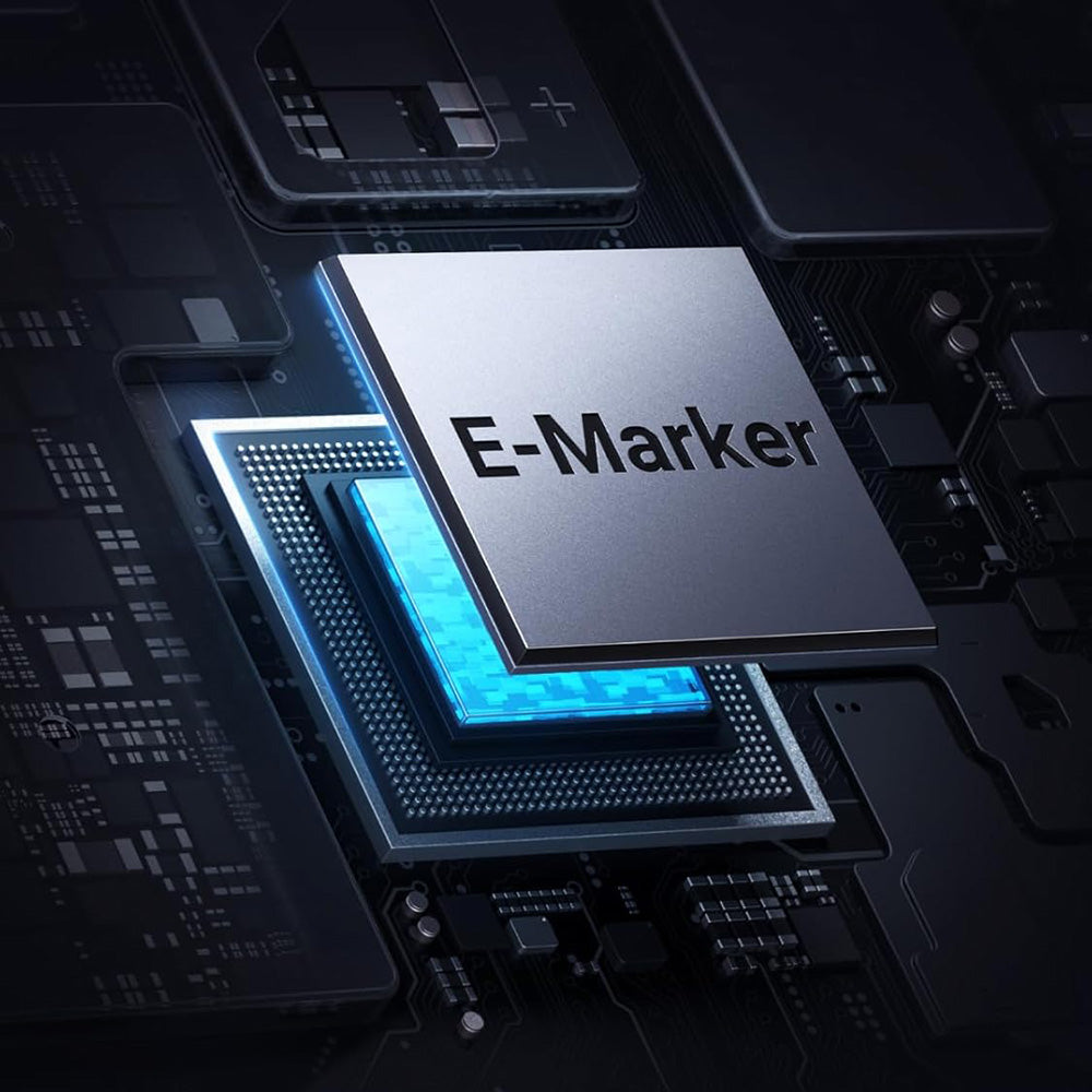 Data- og opladningskabel USB-C - USB-C UGREEN 65866 Display, 240W, 1m, Grå