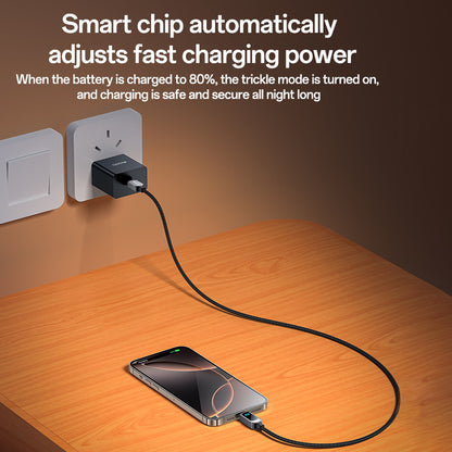 USB-C Data- og Opladningskabel - USB-C Yesido CA179 Display, 100W, 1.2m, Sort