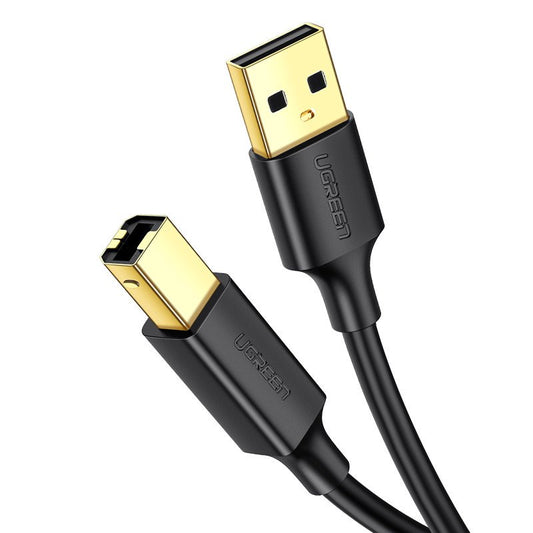 UGREEN US135 Printer Kabel, USB-A - USB-B, 2m, Sort
