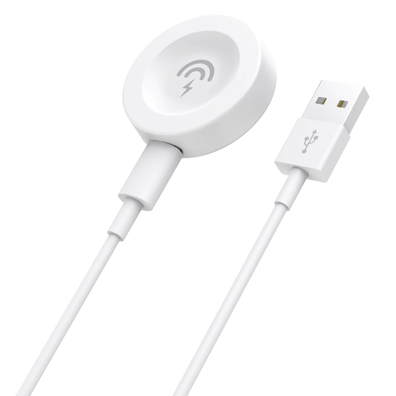 Trådløs oplader Dudao A12H til Huawei Watch Series, USB-A, Hvid