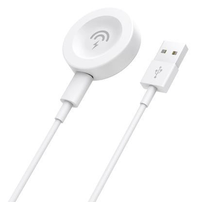 Trådløs oplader Dudao A12H til Huawei Watch Series, USB-A, Hvid