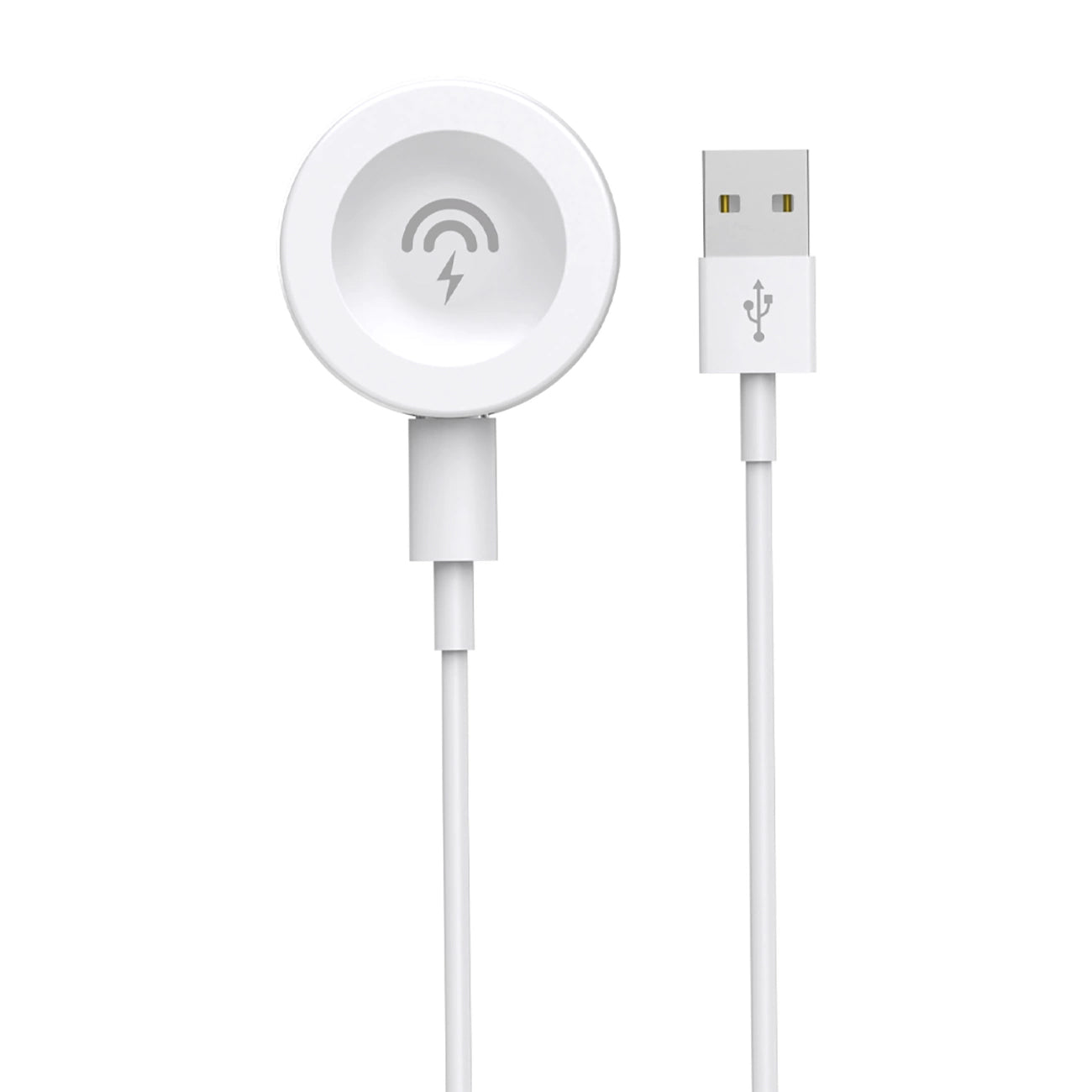 Trådløs oplader Dudao A12H til Huawei Watch Series, USB-A, Hvid