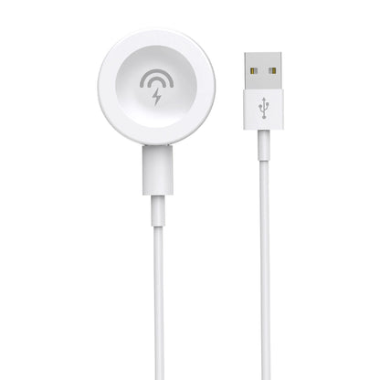 Trådløs oplader Dudao A12H til Huawei Watch Series, USB-A, Hvid