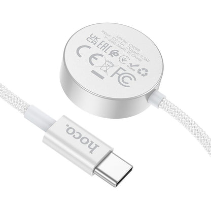 HOCO CW59 Charging Cable for Apple Watch / Samsung Galaxy Watch Series, White