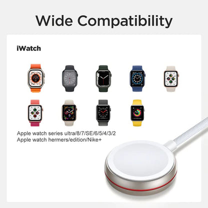 Joyroom S-IW011 opladerkabel til Apple Watch Series, Hvid