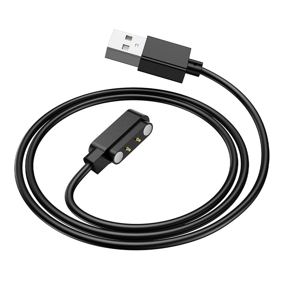 Opladerkabel til Smartwatch HOCO Y25, USB-A, Sort