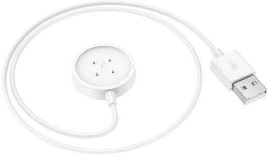 Opladerkabel til Smartwatch HOCO Y24, USB-A, Hvid