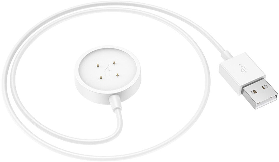 Opladerkabel til Smartwatch HOCO Y24, USB-A, Hvid