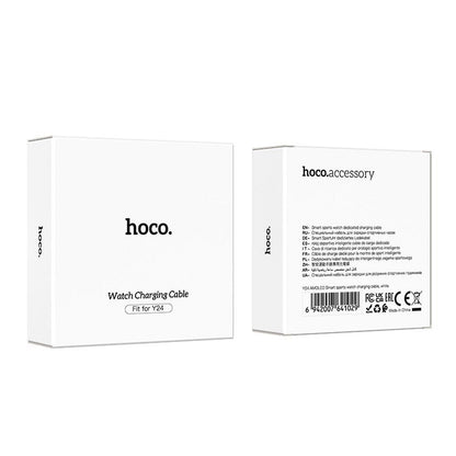 Opladerkabel til Smartwatch HOCO Y24, USB-A, Hvid