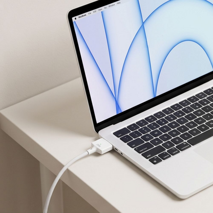 Tech-Protect MMC01 Ultraboost opladerkabel, USB-C - MagSafe 3, 140W, 3m, hvid