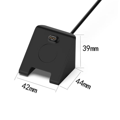 Techsuit TGC3 opladerkabel til Garmin Fenix 5 Plus / 7X / 6X / 6 / 5, USB-A, Sort