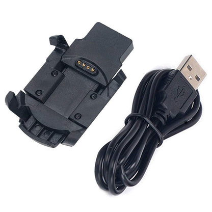 Techsuit TGC5 opladerkabel til Garmin Fenix 3 Sapphire / 3 HR / 3, USB-A, Sort