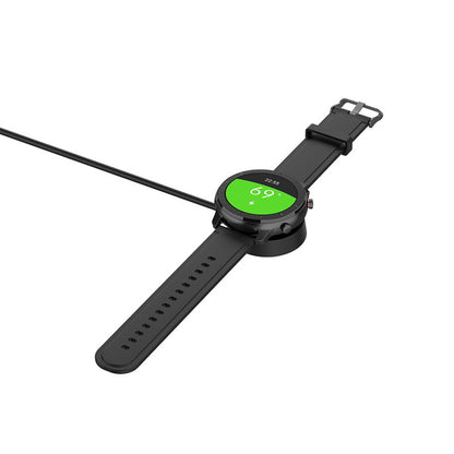 Techsuit THA1 Opladerkabel til Amazfit Watch Series, USB-A, Sort