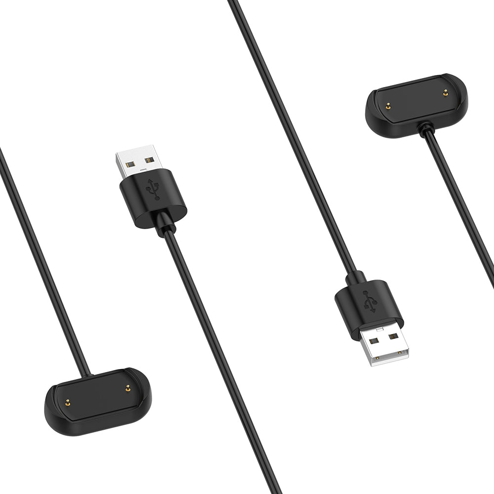 Techsuit THA3 opladerkabel til Amazfit Watch Series, USB-A, Sort