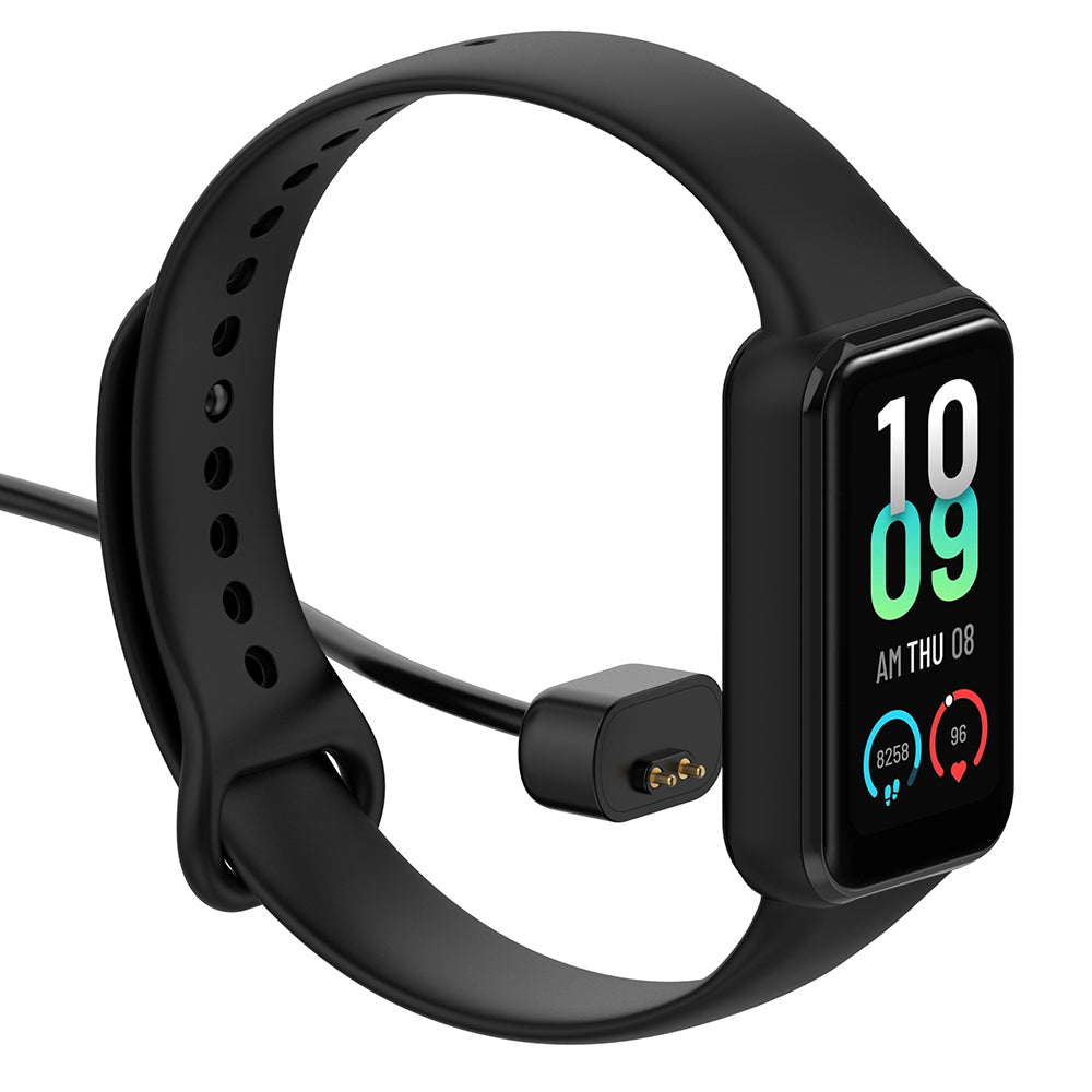 Opladerkabel Techsuit THA5 til Amazfit Band 7, USB-A, Sort