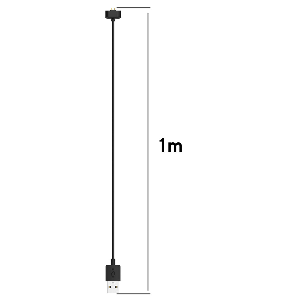 Opladerkabel Techsuit THA5 til Amazfit Band 7, USB-A, Sort