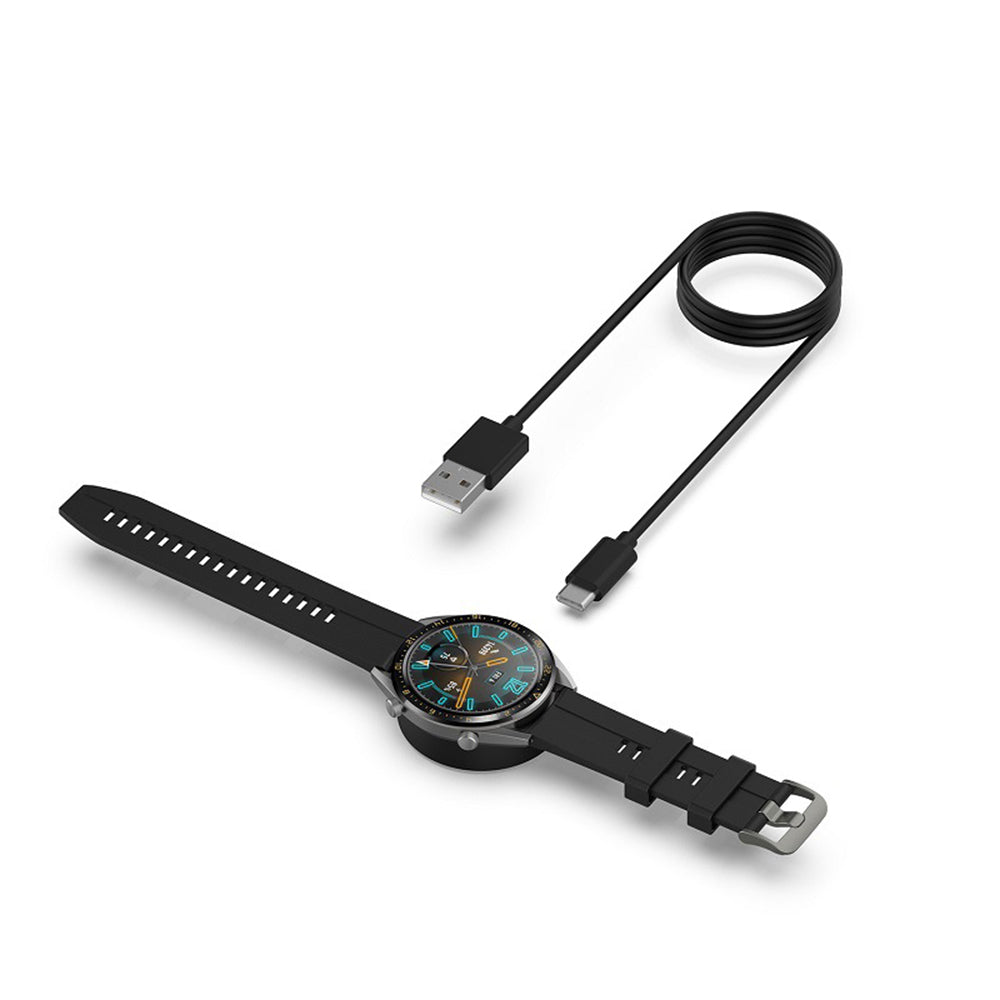 Techsuit THC3 Charging Cable for Honor Watch / Huawei Watch Series, USB-A, Black