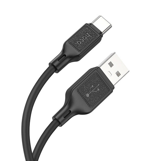 Data- og opladningskabel USB-A - USB-C HOCO X90, 60W, 1m, Sort