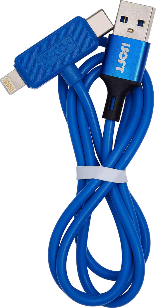 Lightning / USB-C-kabel iSOFT IS-006 Easy Restore Mode til Apple iPhone-serien