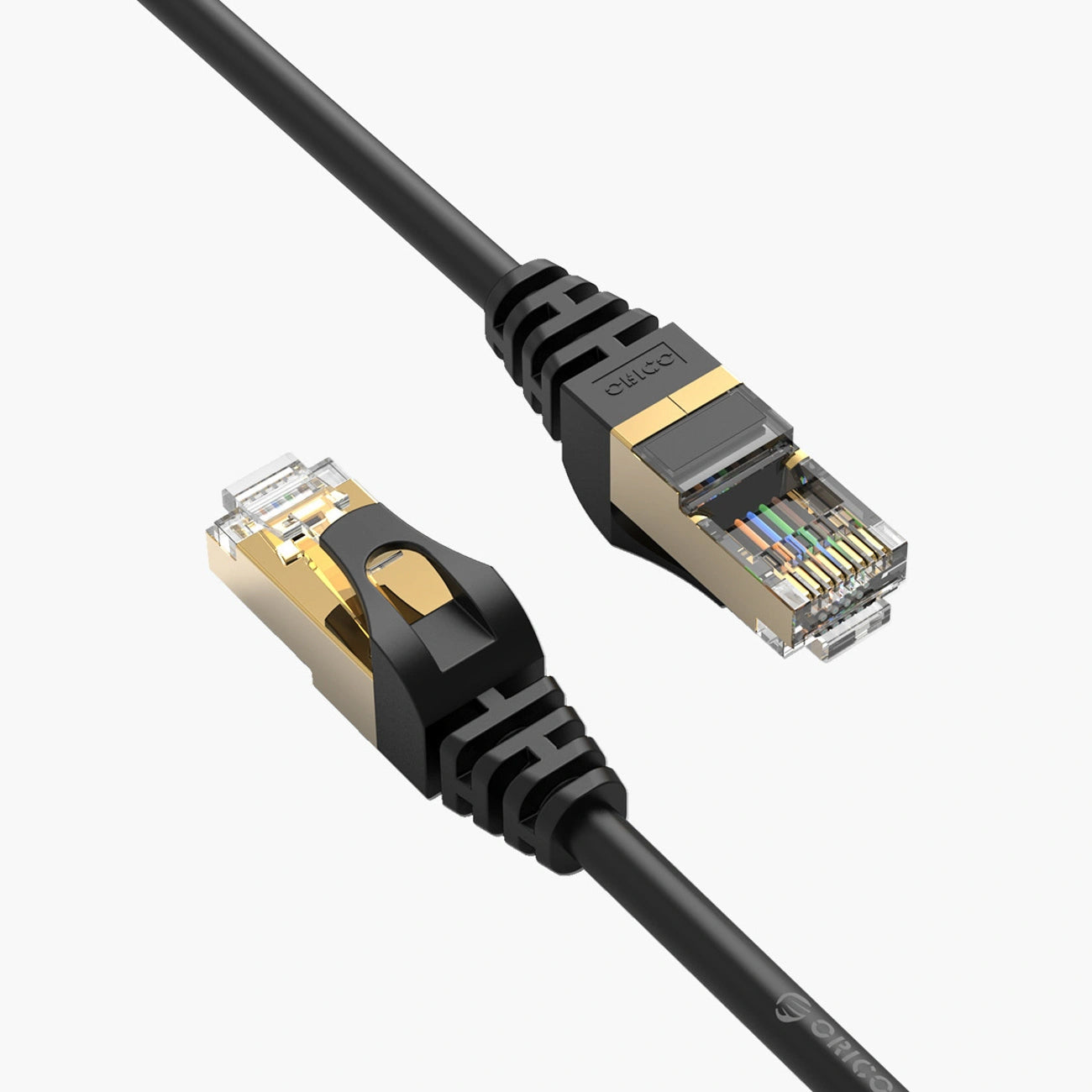 Orico PUG-C7 netværkskabel, UTP, Cat7, 0,5m, sort