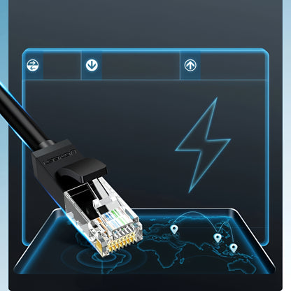 UGREEN NW102 netværkskabel, UTP, Cat6, 15m, sort