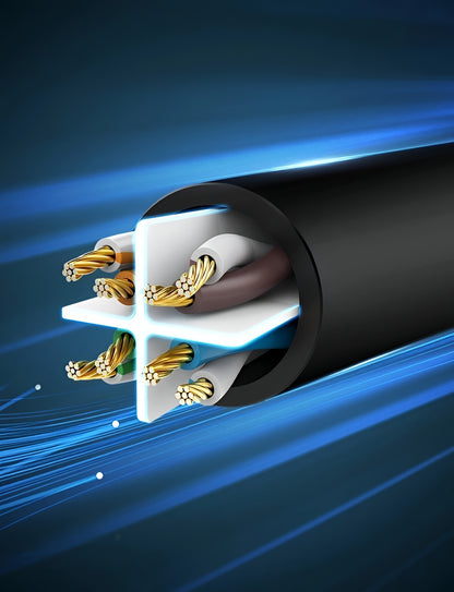 UGREEN NW102 netværkskabel, UTP, Cat6, 15m, sort