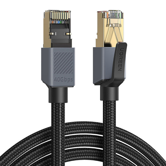 UGREEN NW343 netværkskabel, UTP, Cat8, 3m, sort