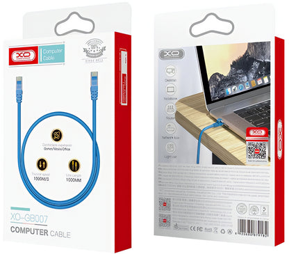Netværkskabel XO Design GB007, UTP, Cat6, 1m, Blå
