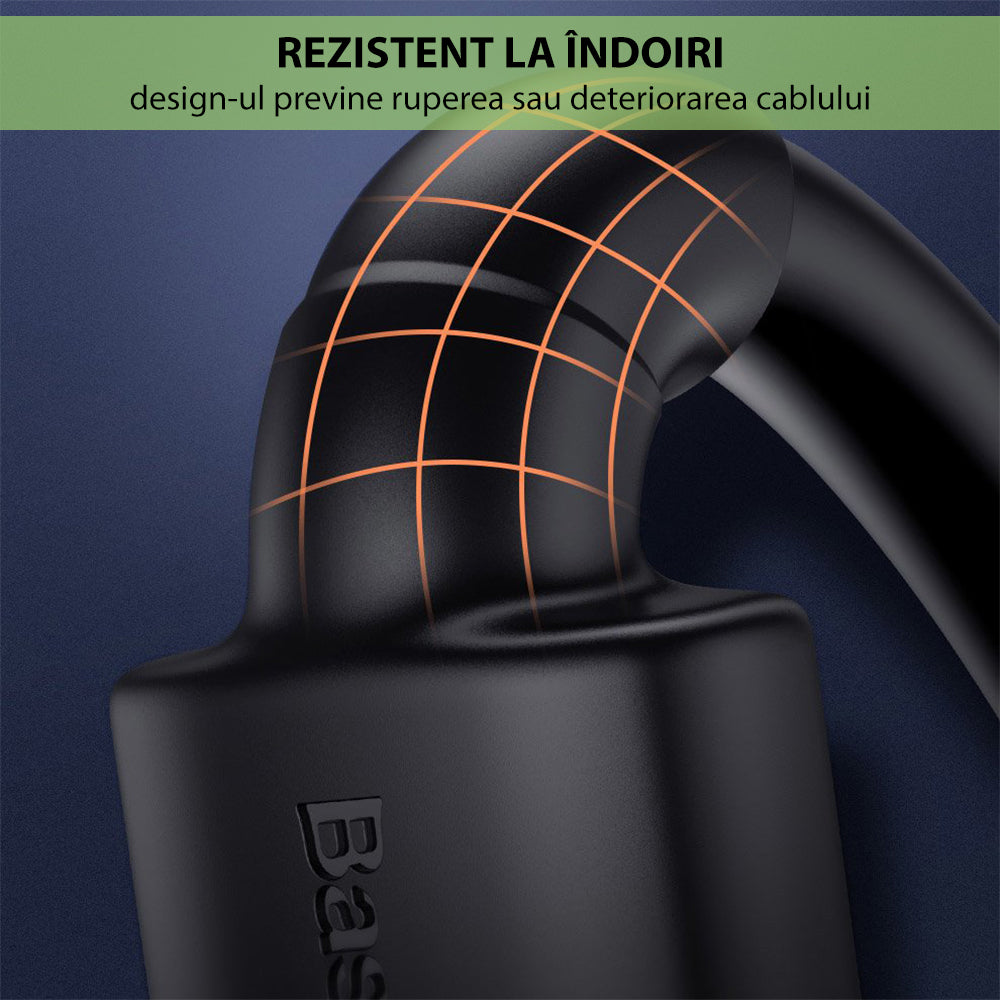 Baseus Cafule videokabel, HDMI - HDMI, 4K, 5m, Sort CADKLF-H01