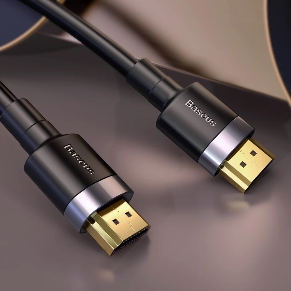 Video Kabel Baseus Cafule, HDMI - HDMI, 4K, 2m, Sort CADKLF-F01