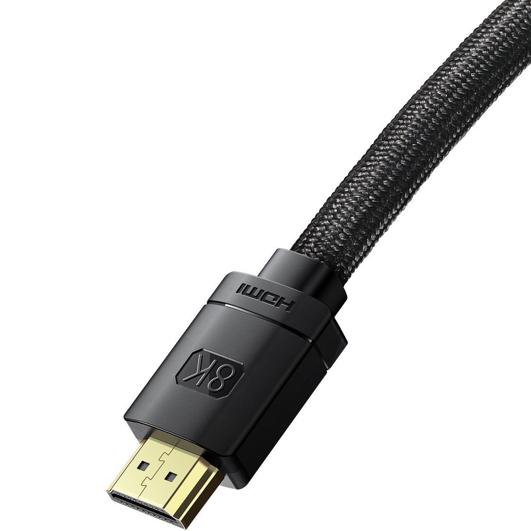 Baseus High Definition Videokabel, HDMI - HDMI, 8K, 2m, Sort CAKGQ-K01