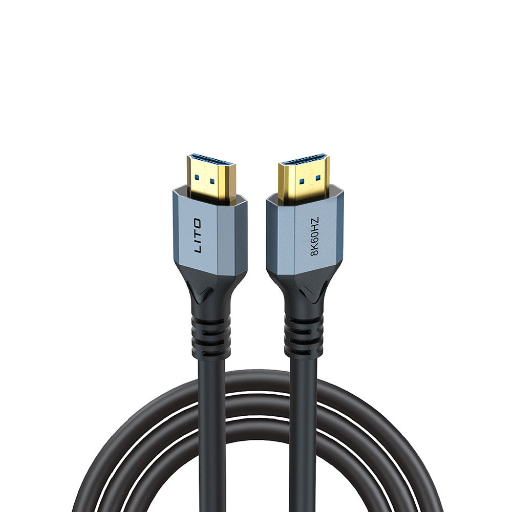 Lito HD119 Videokabel, HDMI - HDMI, 8K, 1,8m, Sort