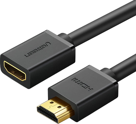 UGREEN HD107 Forlænger Videokabel, HDMI - HDMI, 4K, 3m, Sort