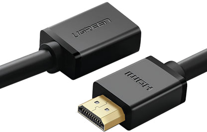 UGREEN HD107 Forlænger Videokabel, HDMI - HDMI, 4K, 3m, Sort