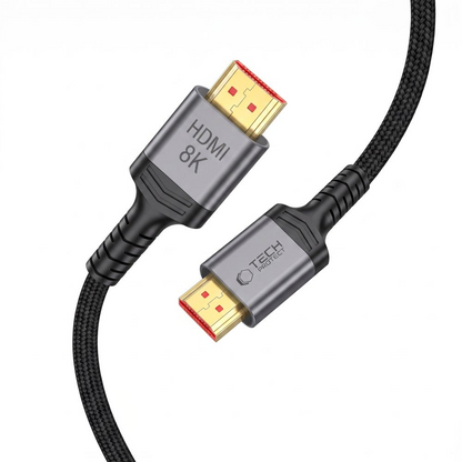 Tech-Protect Ultraboost 2 Videokabel, HDMI - HDMI, 8K, 1m, Sort