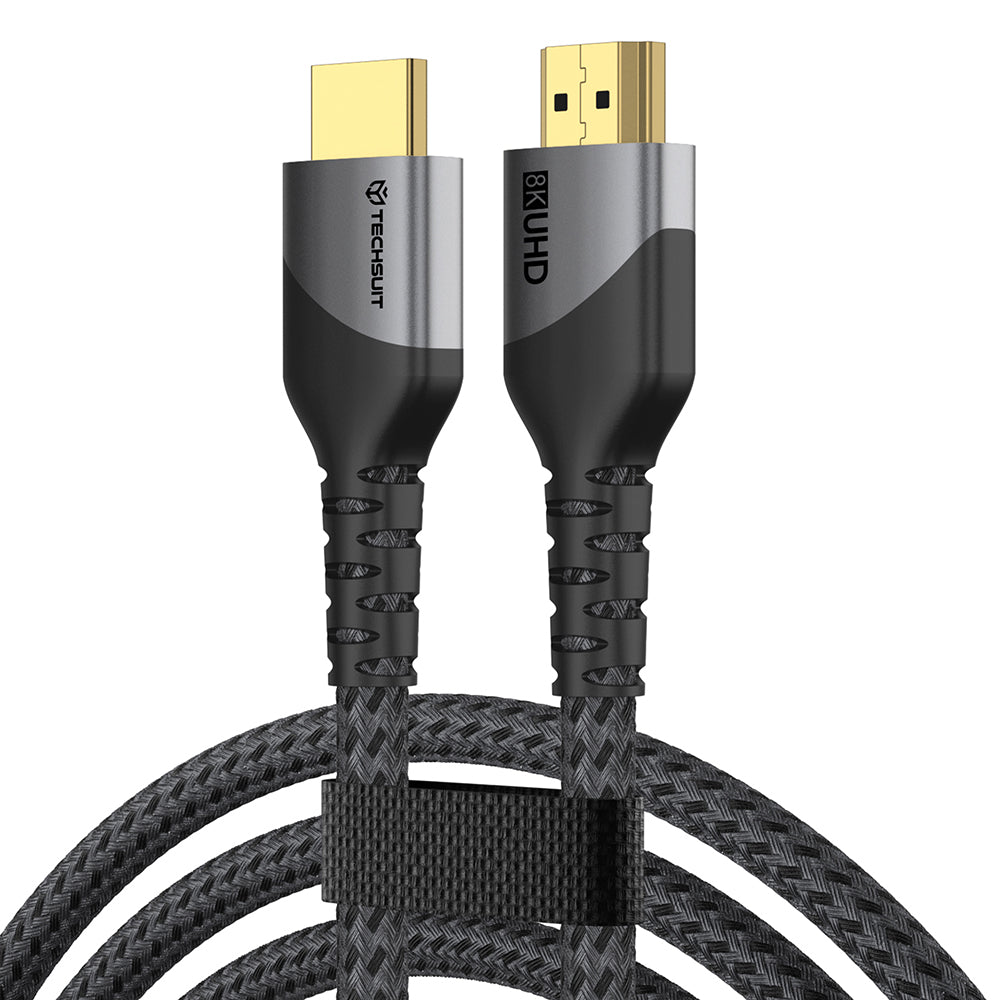 Techsuit NexusVision Pro CX3 videokabel, HDMI - HDMI, 8K, 2m, grå