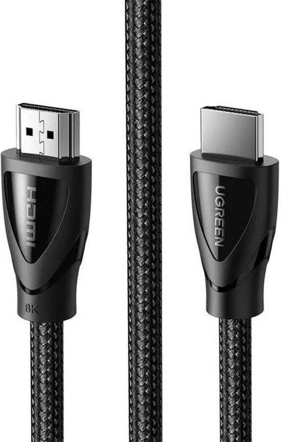 Video Kabel UGREEN HD104, HDMI - HDMI, 8K, 2m, Sort