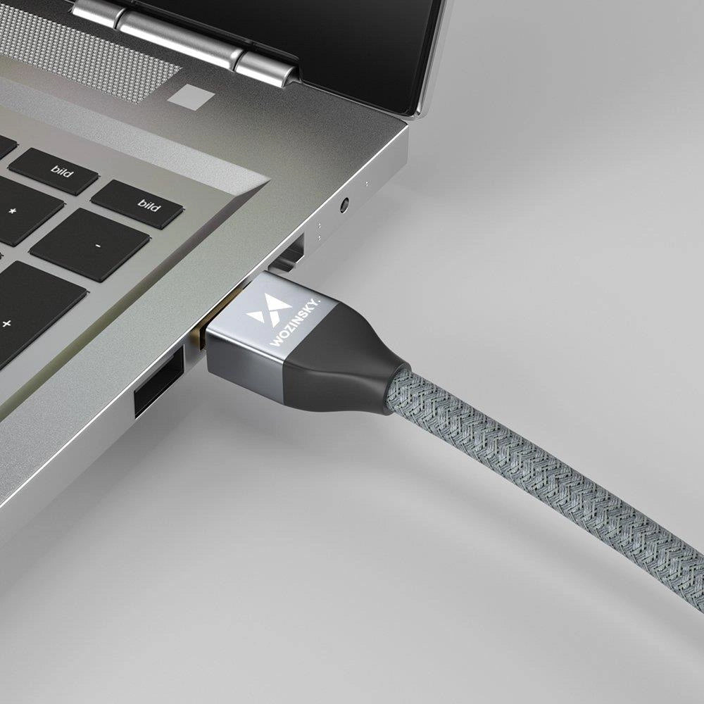 WZK Ultraboost-videokabel, HDMI - HDMI, 8K, 3 m, grå WHDMI-30 WHDMI-30 